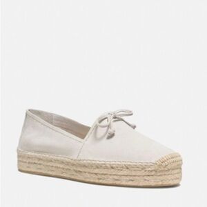 Coach Cream Espadrilles